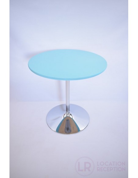 Top chapeau table duo lycra bleu turquoise